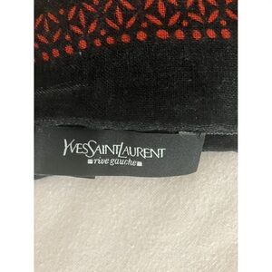 YSL wool & silk vintage scarf/neckerchief